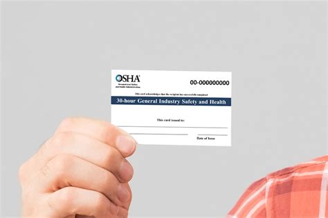 Osha Highlights The Facts About Obtaining An Osha Card Osha Safety