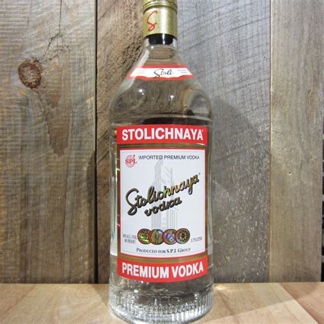 Stolichnaya Vodka 175l Oak And Barrel
