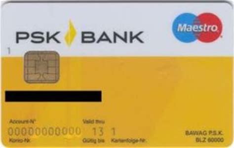 Bank für arbeit und wirtschaft und österreichische postsparkasse aktiengesellschaft. Bankkarte: BAWAG P.S.K. Maestro (Bawag P.s.k., Österreich ...