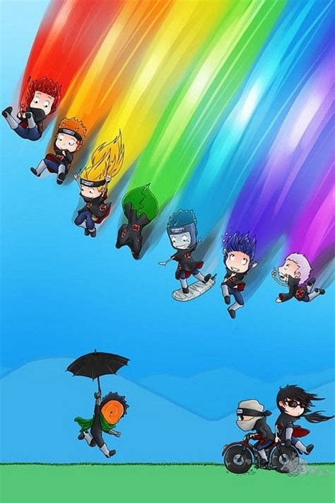 An Akatsuki Rainbow Wallpaper Naruto