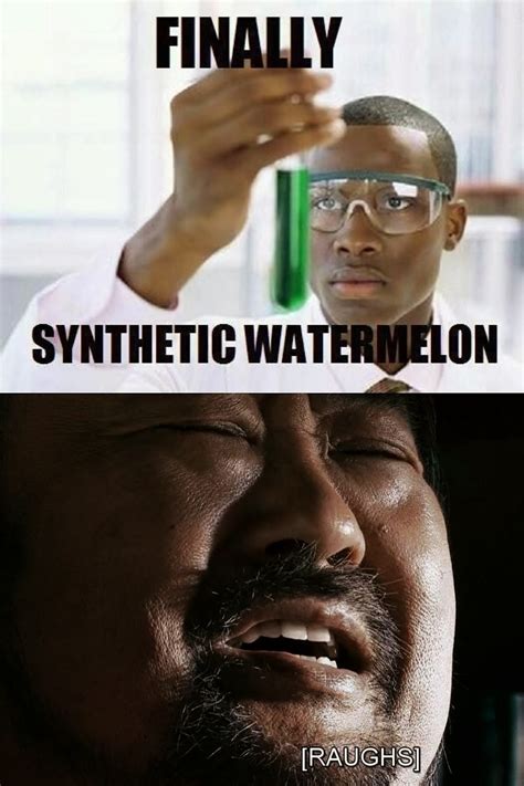Finally synthetic watermelon, raughs