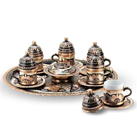 Turkish Coffee Cups And Saucer Sets Pieces Turkish Ottoman Greek