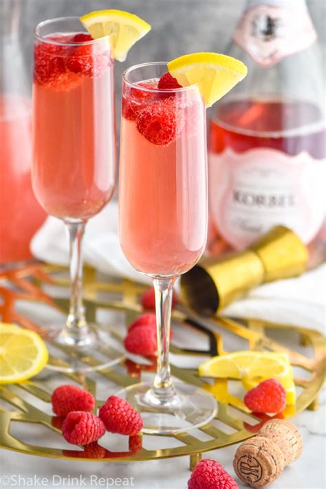 pink mimosa shake drink repeat