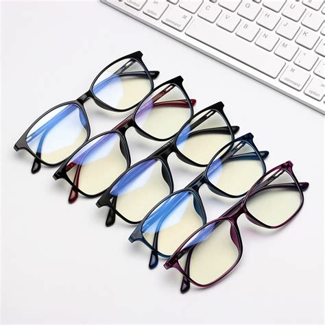 unisex anti blue rays computer goggles reading glasses uv400 radiation resistant eyeglasses