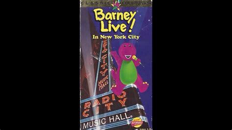 Opening And Closing To Barney Live In New York City 1994 Vhs 1998