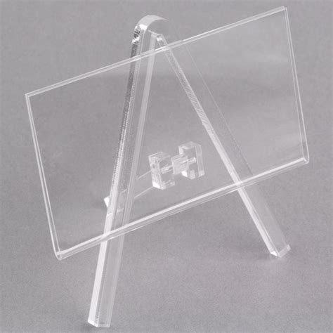 Maybe you would like to learn more about one of these? Tablecraft 12006 Clear Acrylic Card Holder Easel - 2/Pack
