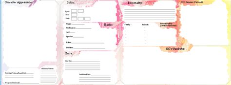 Blank OC Reference Sheet by arisaxkureno.deviantart.com on @DeviantArt
