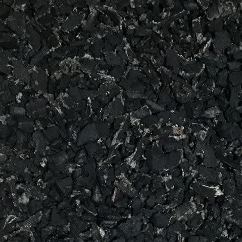 Unpainted Black Rubber Mulch for Playgrounds