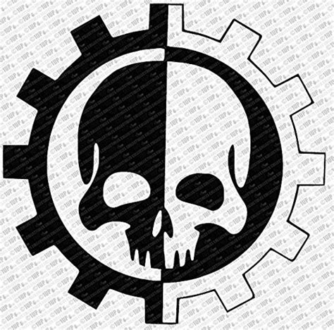 Warhammer 40k Adeptus Mechanicus Logo Vinyl Die Cut Vinyl Decal Sticker