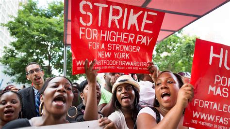 Fast Food Workers Strike For Higher Pay