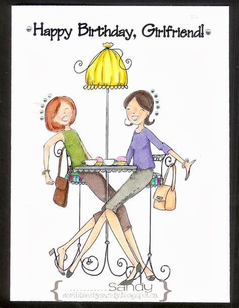 Scribbles By Sandy Happy Birthday Girlfriend Birthday Wishes For Girlfriend Happy Birthday