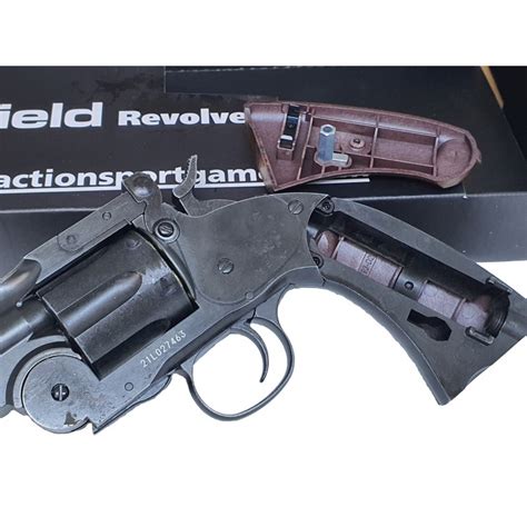 Vzduchový Revolver Asg Schofield 6 Černý 45mm