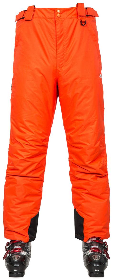 Trespass Bezzy Mens Ski Pants Hot Orange Leisure Fayre