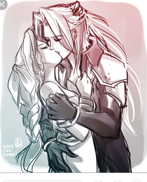 Pin By Marian Harding On Board Sephiroth X Aerith Final Fantasy Sephiroth Final Fantasy Art