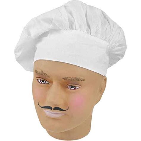 Chefs Hat Cooks Cap Chef Costume Bakers White Accessory Kitchen Baker