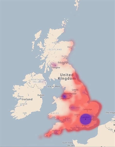 Map Reveals Impact Of All The Bombs That Fell On Uk In World War Ii