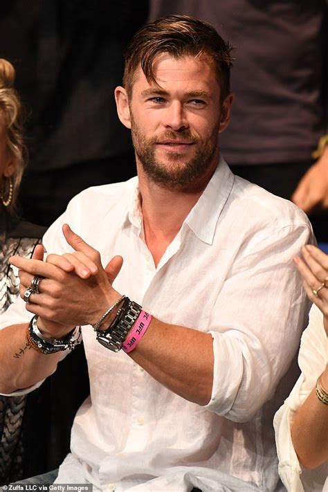 Chris Hemsworth And Matt Damon Watch Ufc Match In Melbourne In 2020