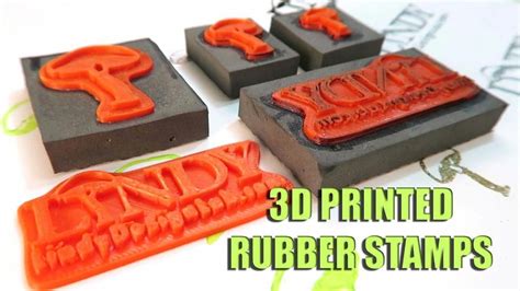 How To Make 3d Printed Rubber Stamps Youtube 3dprintingbusiness