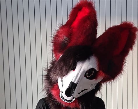 Pre Made Fursuit Skulldog Head Etsy