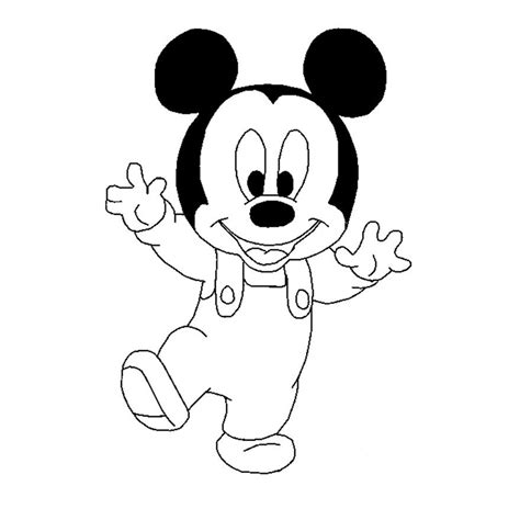 Mickey Para Colorear E Imprimir Mickey Y Minnie Mouse Para Colorear O