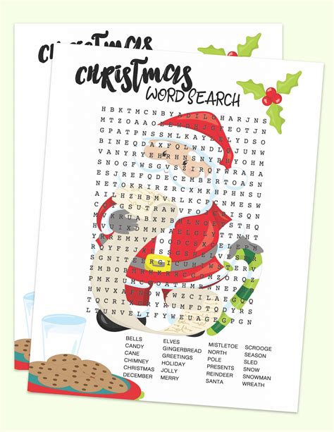 Free Christmas Printable Santa Word Search About A Mom