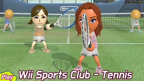 Wii U Wii Sports Club Tennis Player Lucia AlexGamingTV YouTube