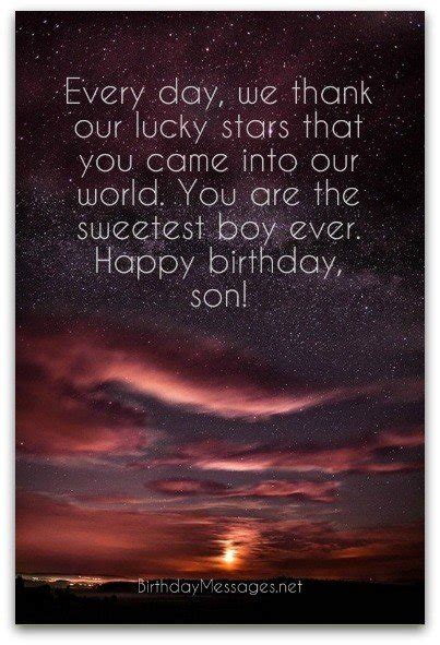Son Birthday Wishes Unique Birthday Messages For Sons