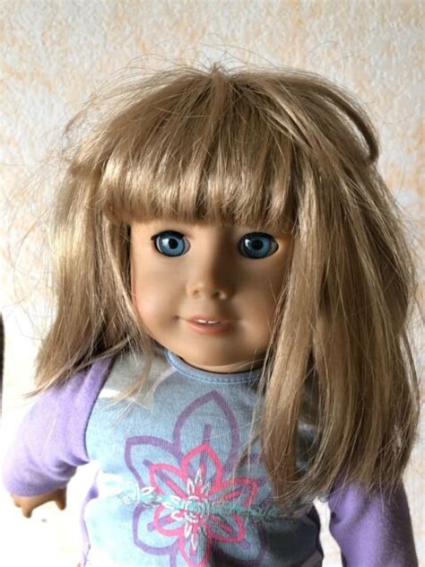 18 American Girl Doll Blonde Hair And Blue Eyes Ebay