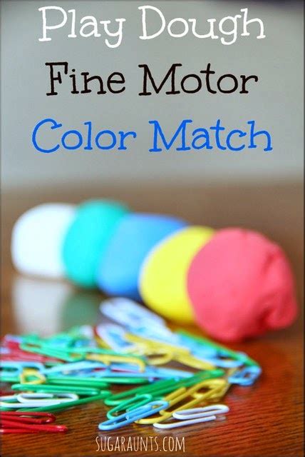 Play Dough Color Match Learning Activity The Ot Toolbox