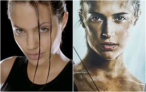 Tomb Raider Style Battle Alicia Vikander Vs Angelina Jolie