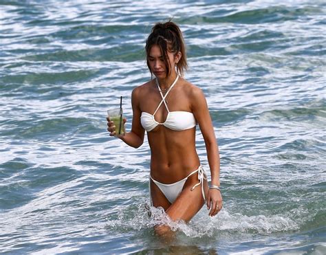 Jocelyn Chew In Bikini At A Beach In Miami Hawtcelebs
