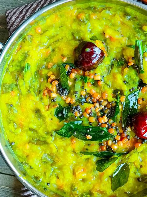 Easy Moong Dal Palak Instant Pot And Pressure Cooker Go Healthy Ever