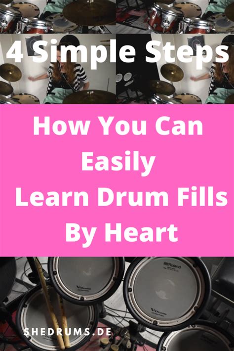 Just 4 Simple Steps How You Can Learn Drum Fills By Heart She Drums