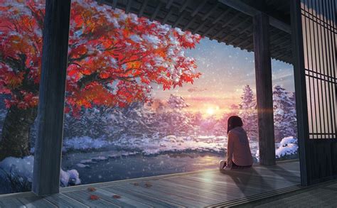 Aesthetic Anime Autumn Wallpapers Wallpaper Cave