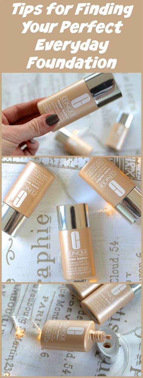 Shop our range of clinique gift sets at myer. Clinique Even Better - My Everyday Foundation & Tips for ...