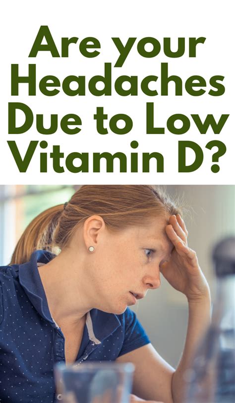 Taking a vitamin d supplement may help. Does Low Vitamin D Cause Headaches? | Vitamin d, Healthy ...