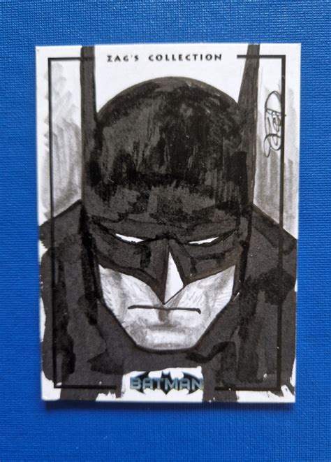 Batman Fabrizio Des Dorides In Giovanni Zagarias Sketch Cards