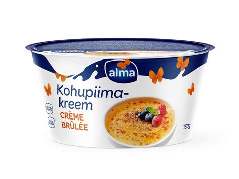 Alma Quark Cream With Créme Brulée Taste 150g Valio