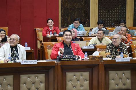 Komisi X Dpr Ri Setujui Pagu Indikatif Kemenpora Ta 2024 Menpora Dito Sampaikan Terima Kasih