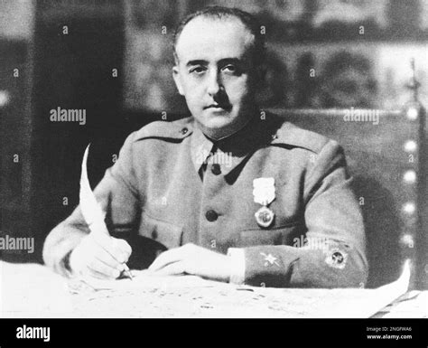 General Francisco Franco Generalissimo Of The Anti Republican Military