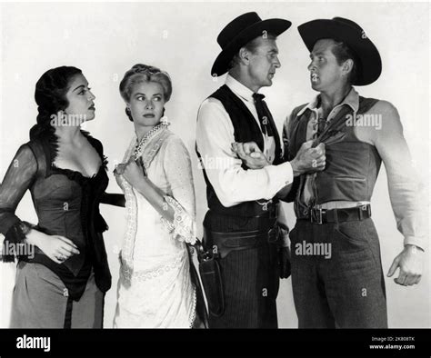 Katy Jurado Grace Kelly Gary Cooper And Lloyd Bridges Film High Noon Usa 1952 Characters