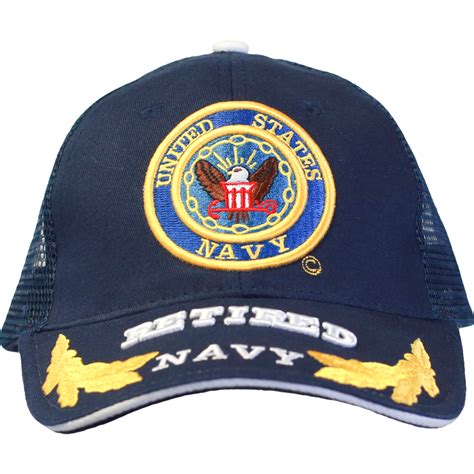 Caps Mesh Retired Navy