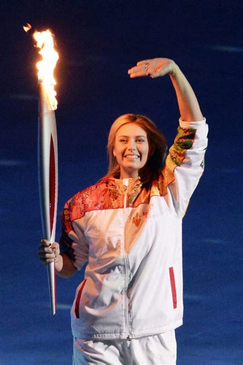 Maria Sharapova At Opening Ceremony Of 2014 Winter Olympics In Sochi Hawtcelebs