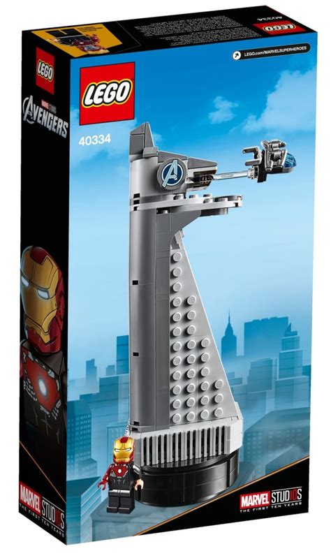 Brickfinder Lego Avengers Tower 40334 Official Images