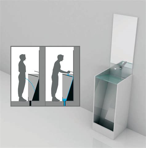 Whoa Men To Pee And Wash In The Same Stand Yanko Design