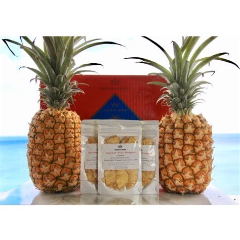 Fresh Sweet Gold Pineapples 2 Large 3 Dried Pineapple Free