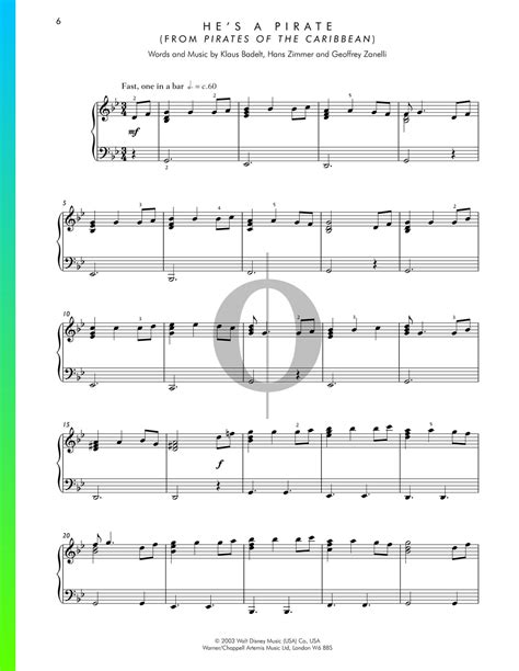 } free he's a pirate piano sheet music is provided for you. Pirates Of The Caribbean Sheet Music Piano Jarrod Radnich - Best Music Sheet