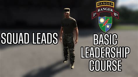 Squad Lead Guide 2nd Ranger Battalion Blc Arma Reforger Milsim