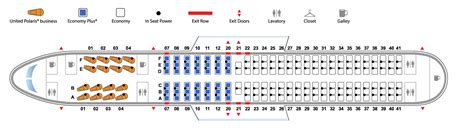 Seat Map Boeing 757 200 United Airlines