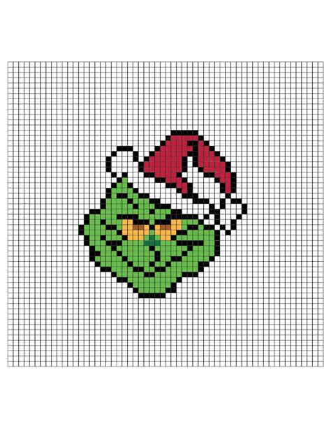 Perler Bead The Grinch Pattern Holiday Cross Stitch Patterns